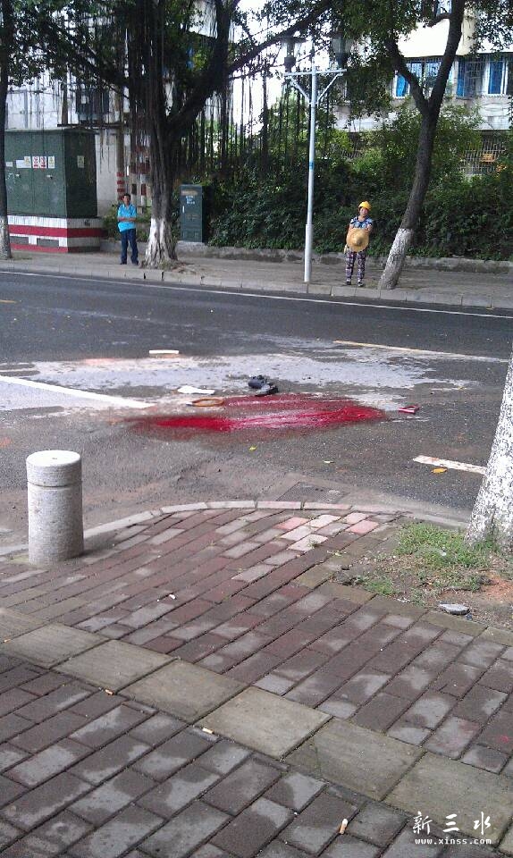 花果山山脚交通事故,间接原因是施工方霸占道