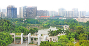 ���գ���ˮ����������¥��ӳ��������ˮ�䡣