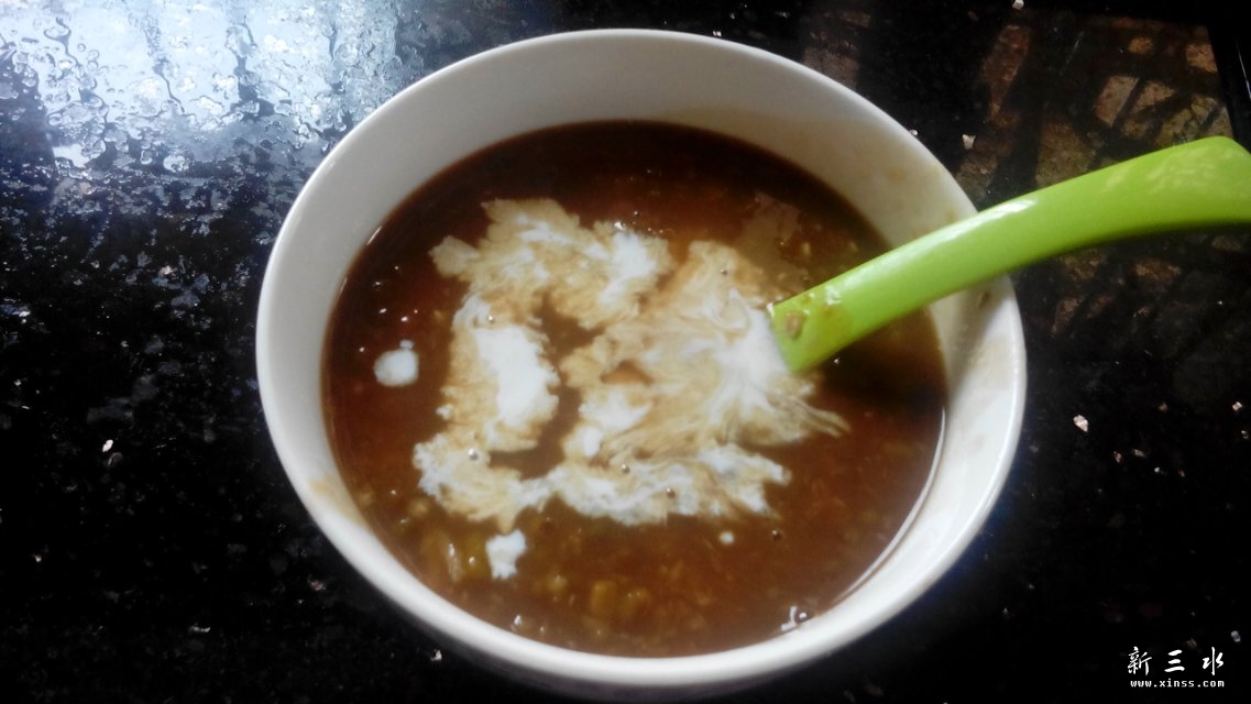 牛奶绿豆沙