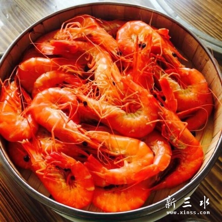 龙仔蒸虾