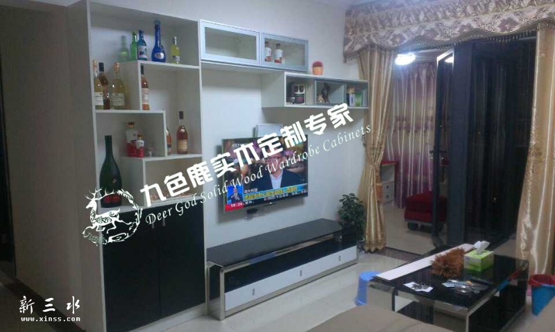 客厅电视柜，颜色板材规格任选