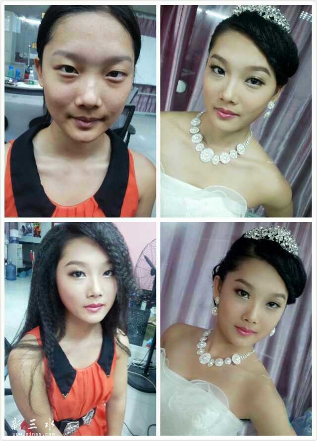 新娘，晚宴妆