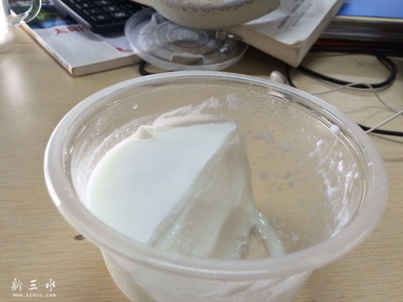豆腐块式的酸奶，真正的好酸奶