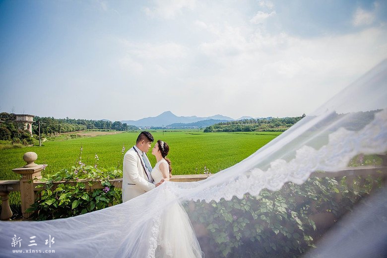   初恋撞上初恋大沥米兰婚纱摄影