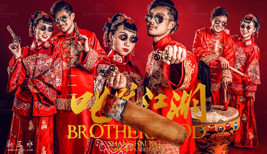 复古婚纱照