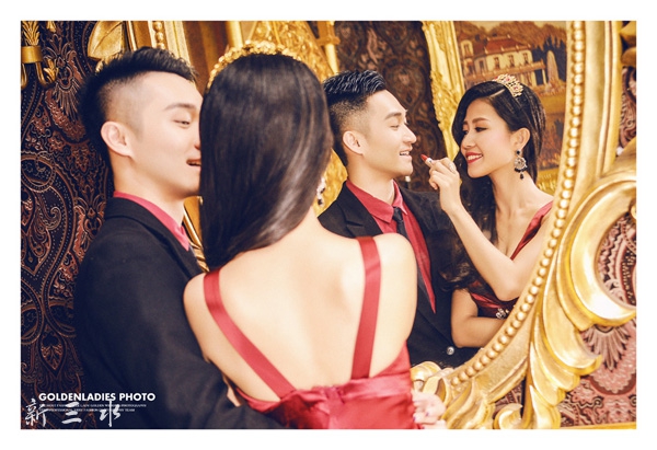 个性浪漫婚纱照