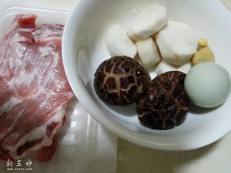 土猪肉冬菇马蹄馅