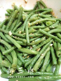 姜蒜香醋凉拌豆角