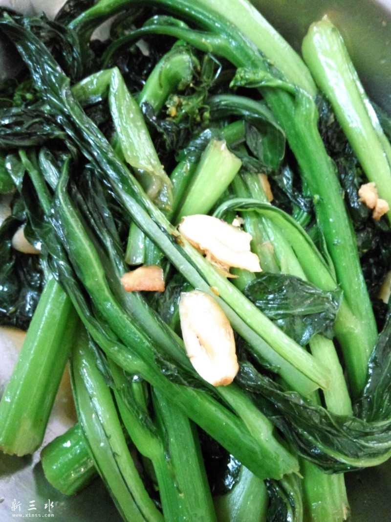 姜蒜炒正宗连州菜心