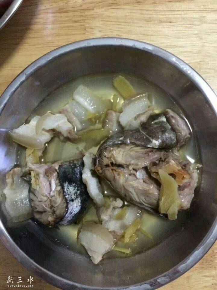 土猪五花腩蒸梅香马鲛咸鱼