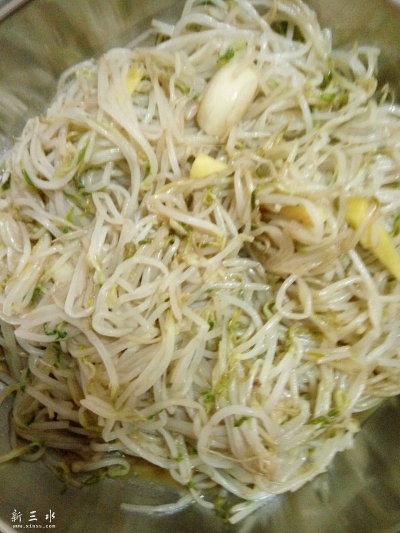 姜蒜炒绿豆芽