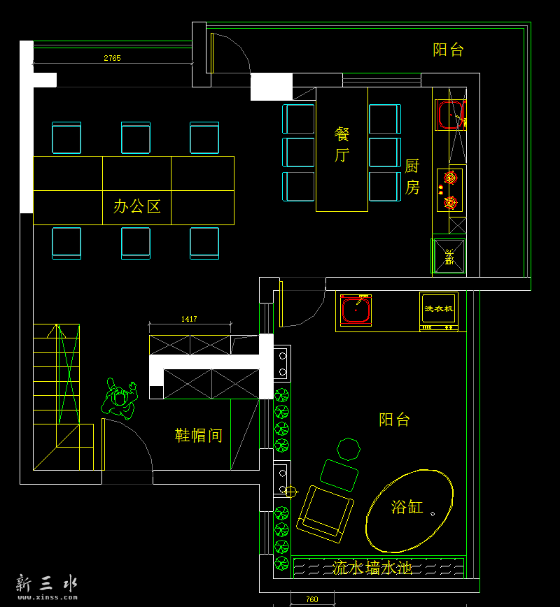一层平面布置