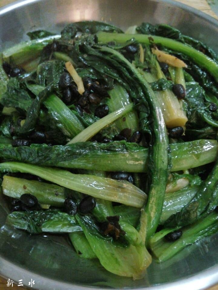 阳江鬼婆豆豉炒苦麦菜